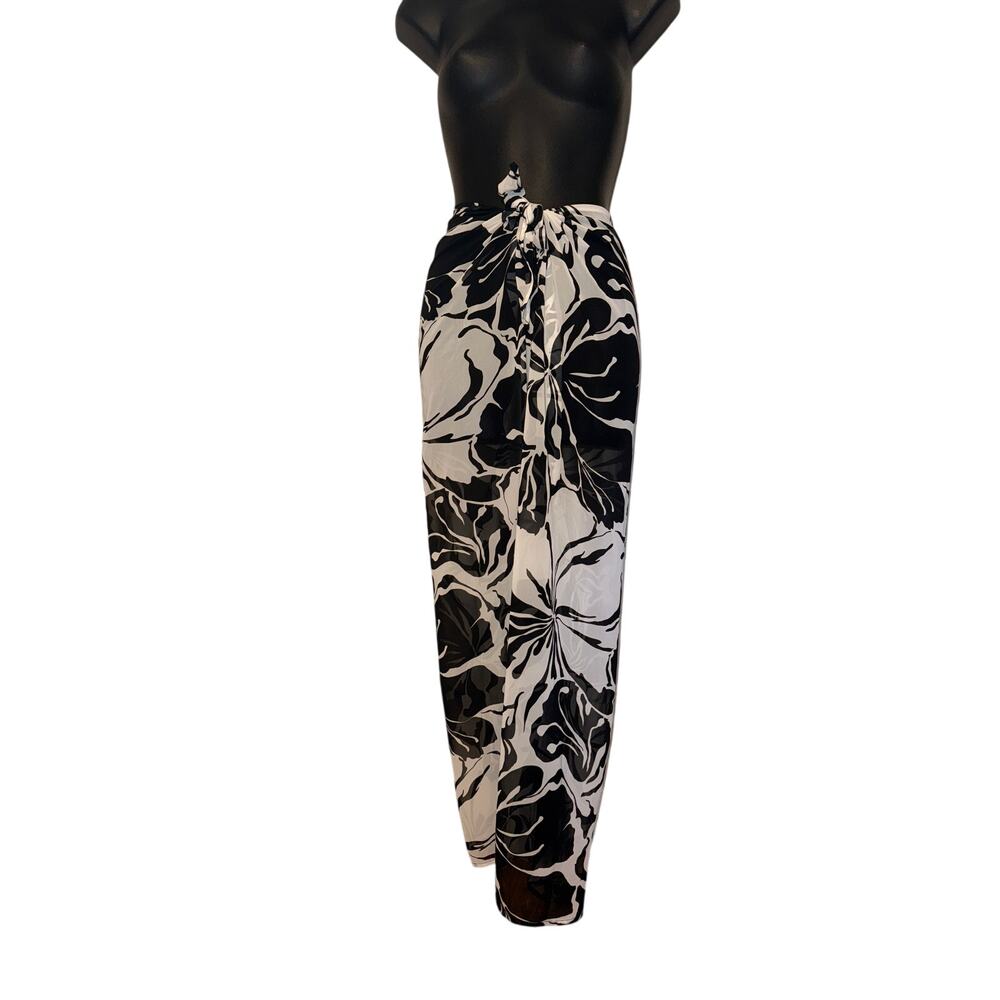 Victoria’s Secret Adjustable Sheer Floral Print Beach Cover up Pants